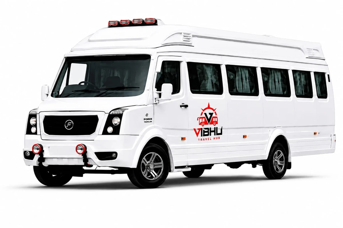 Tempo Traveller 14 AC Rental in Coimbatore - Vibhu Travel Hub